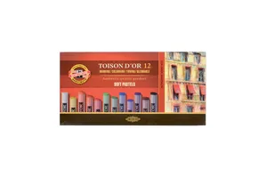Set staubige Pastelltöne TOISON D'OR 8512 12 Stück KOH-I-NOOR
